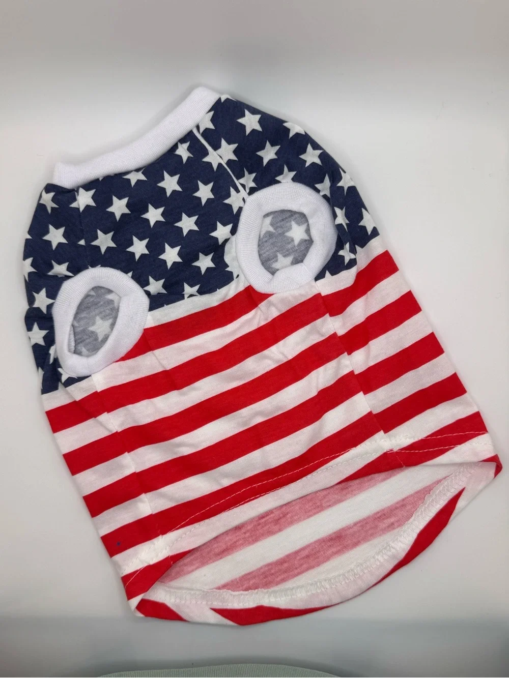 Small Dog / Pet Star & Stripe Tee - Red, White & Blue